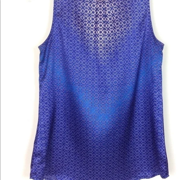 THE Limited - Sleeveless Ombre Blue Sleeveless Blouse Size xs‎ - Picture 2 of 5